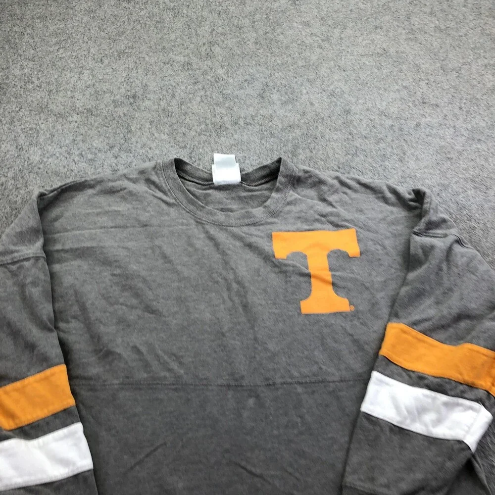 Tennessee Volunteers Shirt Womens Medium Gray Long Sleeve NCAA Knights Apparel